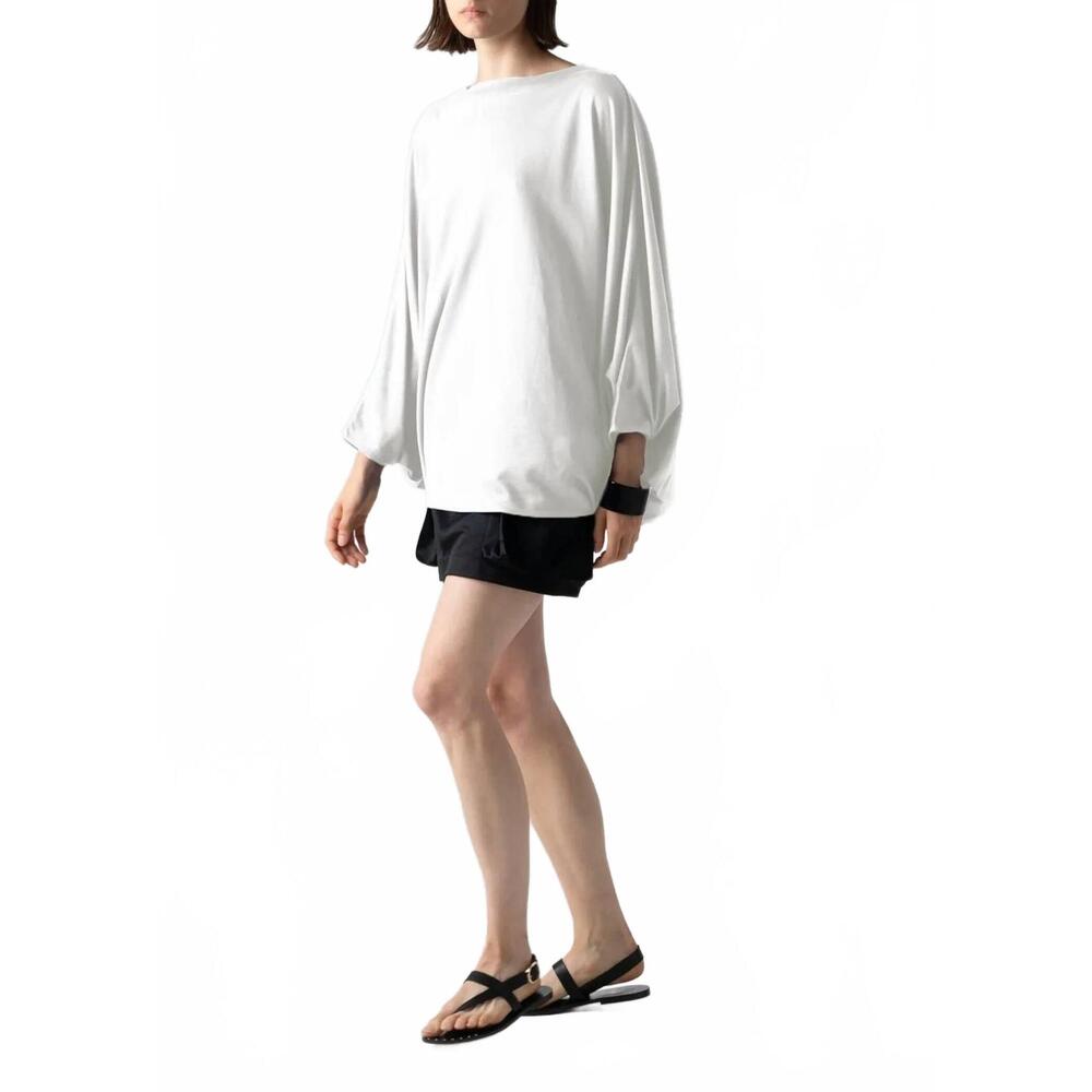 NEW COG THE BIG SMOKE indy batwing sleeve top in white